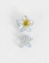 Broches Sets Hawaianas Set De Broches Flor Hawaiana - Azul Celeste