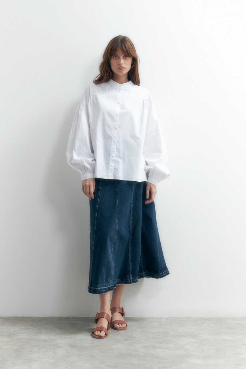 Camisa oversized blanco