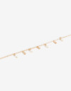 Pulseras Flexibles Perlas Pulsera Metal Con Perla - Dorado