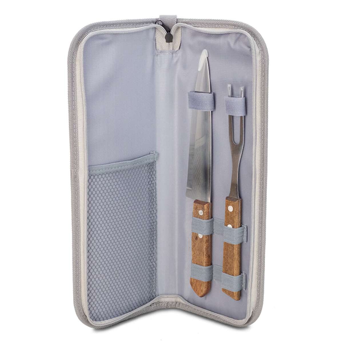 Set Barbacoa devon - Gris 