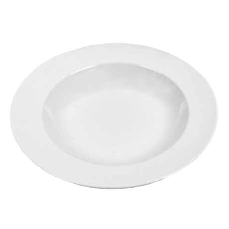 PLATO HONDO CERAMICA BLANCA GUARDA ANCHA LISA PLATO HONDO CERAMICA BLANCA GUARDA ANCHA LISA