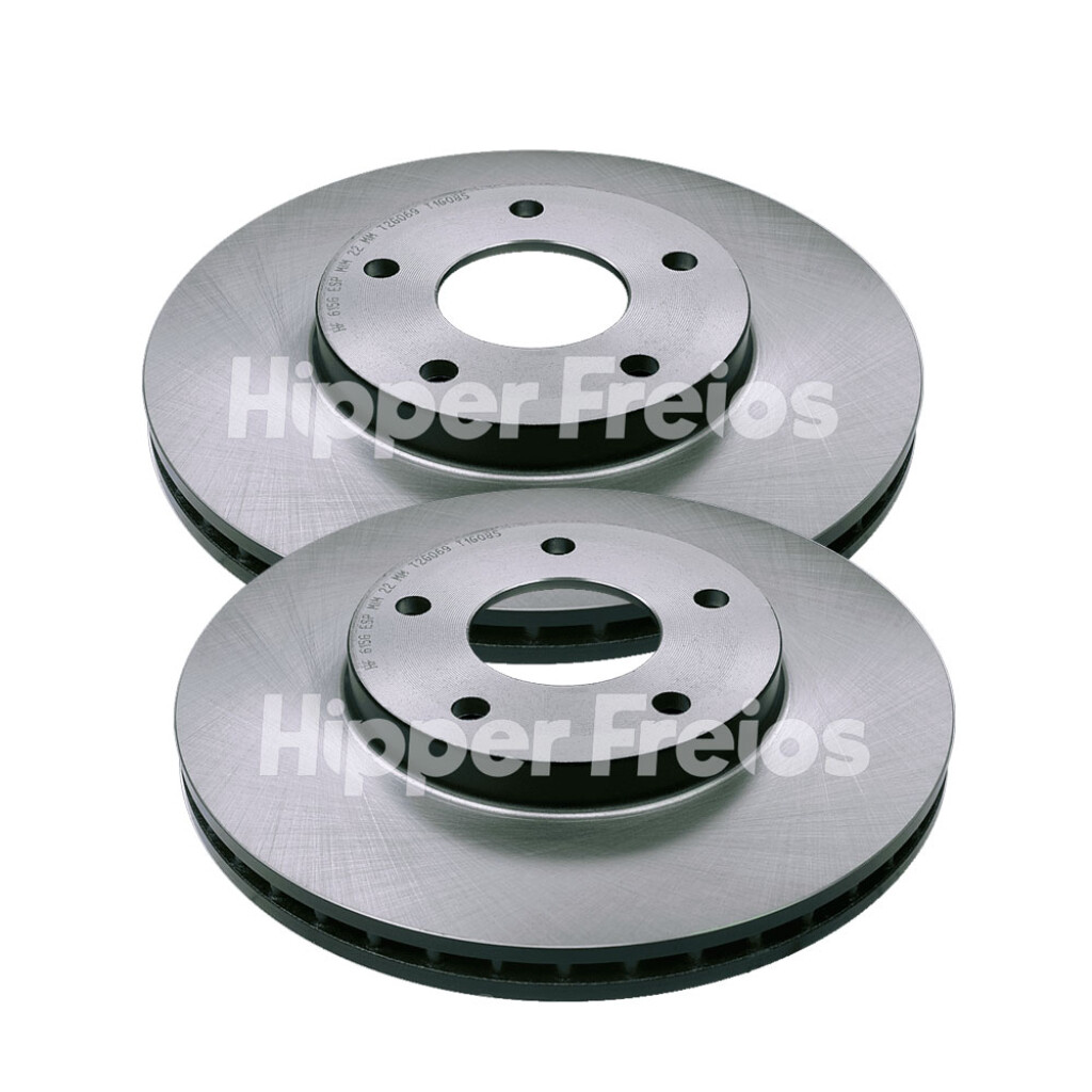 DISCOS DE FRENO NISSAN JGO. DEL. SENTRA 2.0 13/ 280MM VENT 5 AGUJEROS -