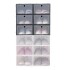 Caja Zapatos Zapatera Transparente Organizador Apilable Color Variante Negro