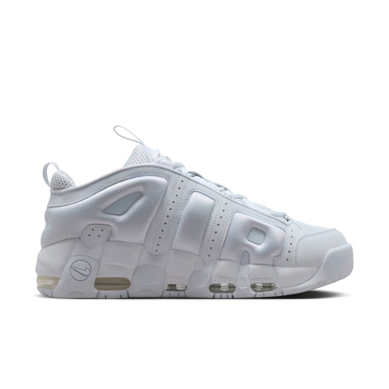 Championes Nike Air More Uptempo Bajo de Hombre Blanco