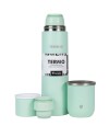Kit Acero Bala - 750Ml + Mate Sicilia Verde Agua