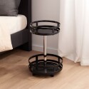 ORGANIZADOR GIRATORIO DE METAL MULTIUSO 2 BANDEJAS 26X41CM ORGANIZADOR GIRATORIO DE METAL MULTIUSO 2 BANDEJAS 26X41CM