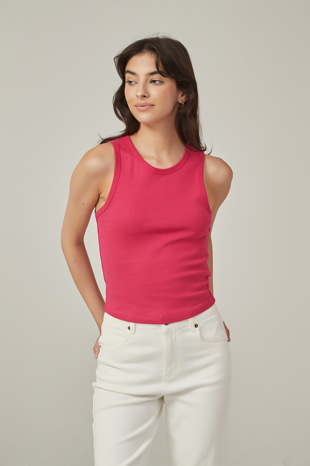 Musculosa Bilto Fucsia Oscuro