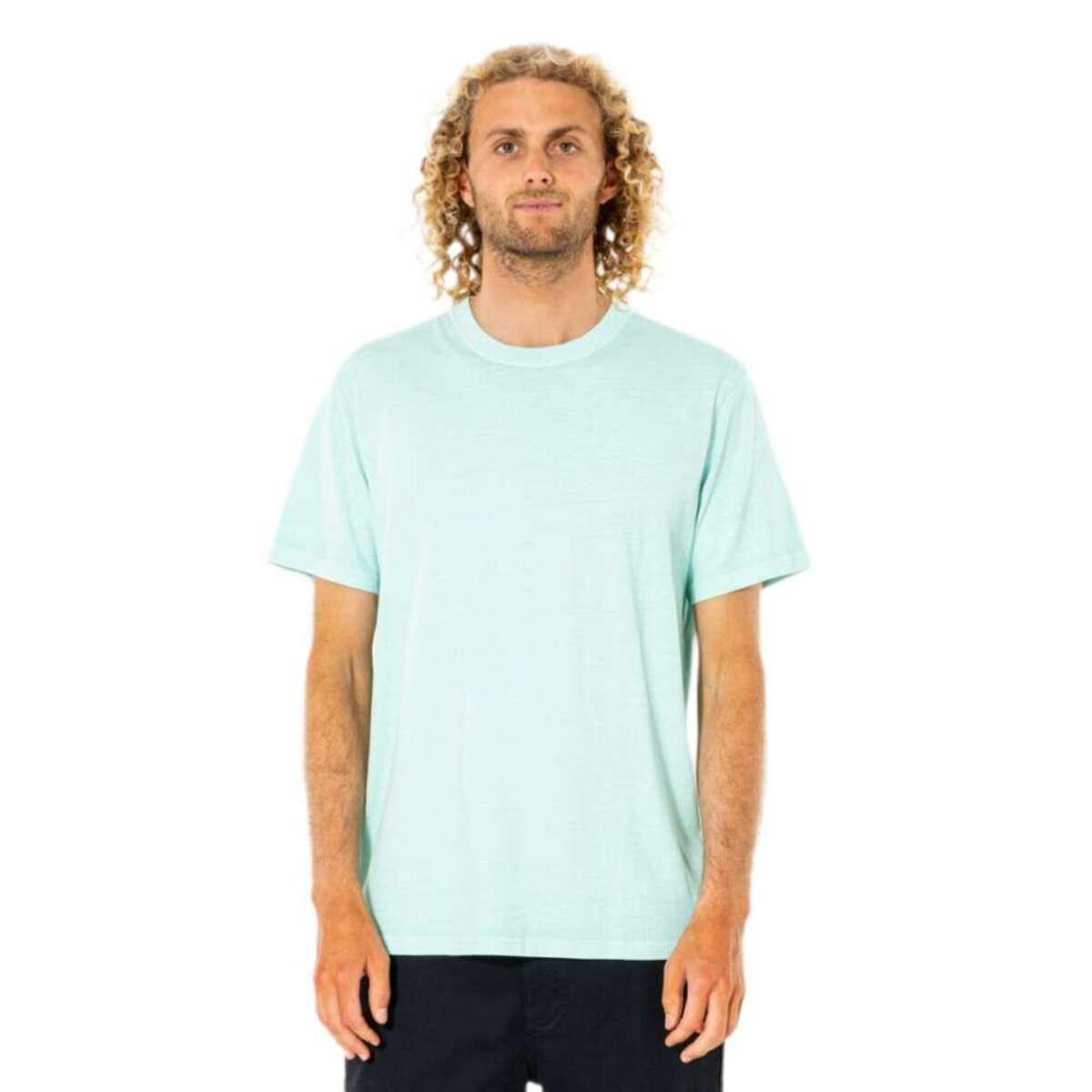 Remera MC Rip Curl Plain Wash Tee - Celeste 
