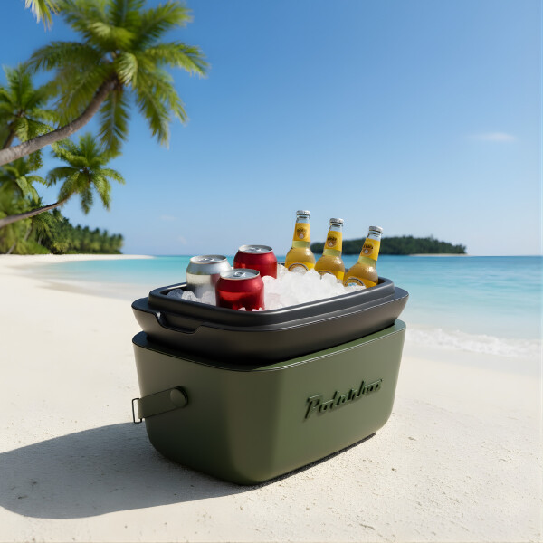 Conservadora Hielera Vintage 20L Litros Latas Hielo Polarbox Color Gris