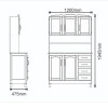 Alacena Kit De Cocina 5 Puertas 4 Cajones Madera Maciza Alacena Kit De Cocina 5 Puertas 4 Cajones Madera Maciza