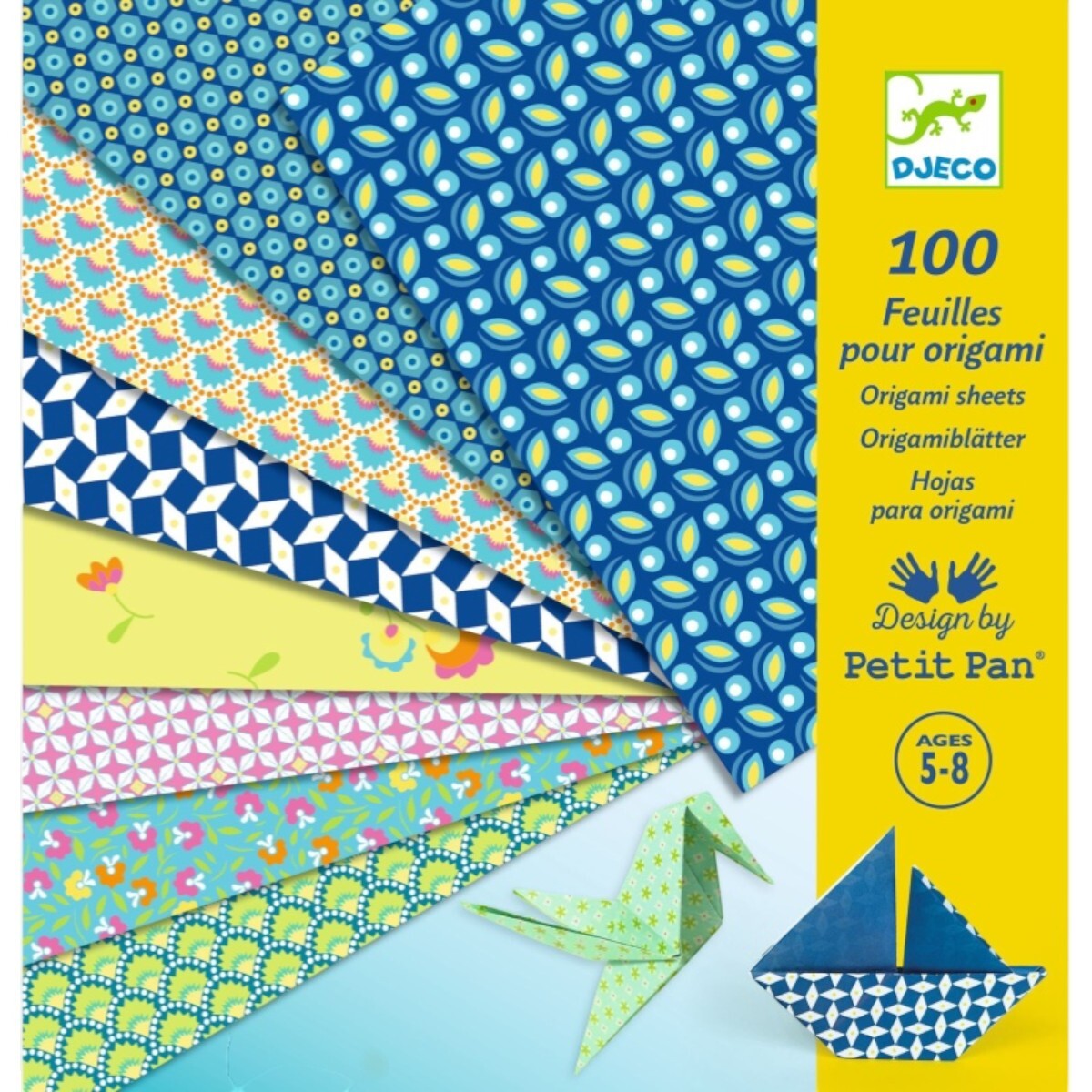 Kit de Origami Natsu 100 Papeles Djeco 