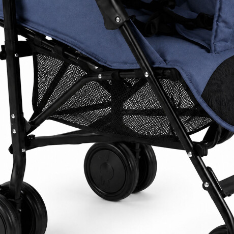 Coche Paraguitas Bebe Reclinable Plegable Compacto 8 Ruedas Azul