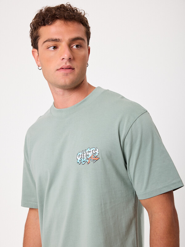 T-SHIRT TAURUS RUSTY Verde Seco