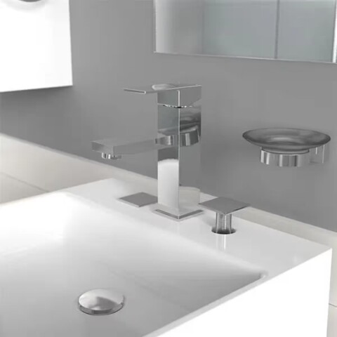 Tapa hueco cuadrado cromado abs Blukit Tapa Hueco Cuadrado Cromado Abs Blukit