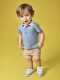 Pantalon Corto Cargo Gris