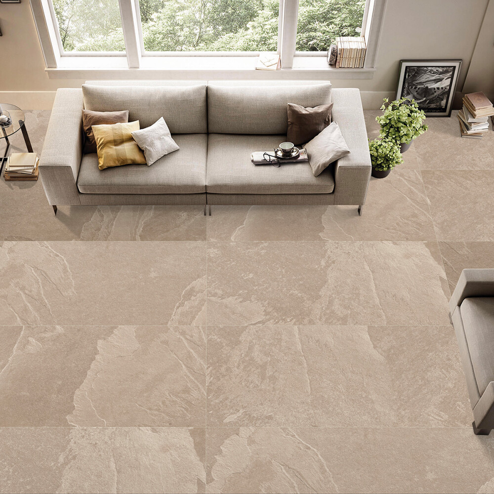 PORCELANATO ROCKSTONE BEIGE 60x120 CM MATT R11 Porcelanato Rockstone Beige 60x120 Cm Matt R11