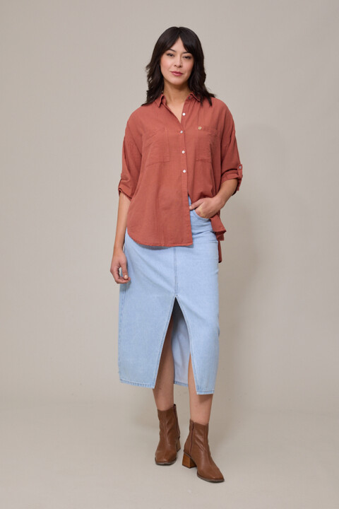 CAMISA BLAISE POLANCO Naranja