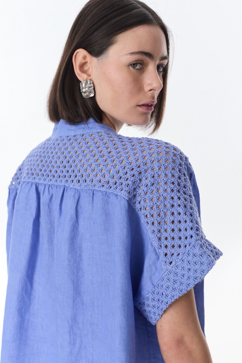 Vestido Camisero Ivy Azul