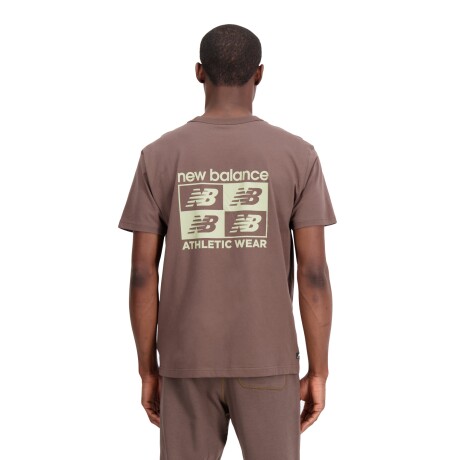 Remera New Balance de hombre - MT33511DUO BROWN