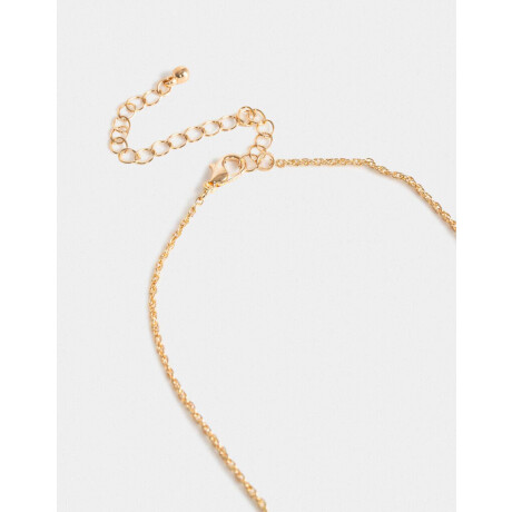 Collar Corto Multidijes Dorado