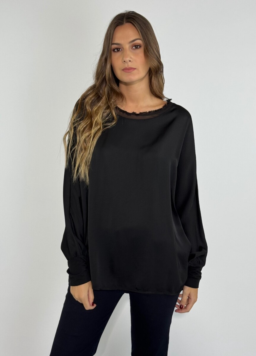 BLUSA LORCA - NEGRO 