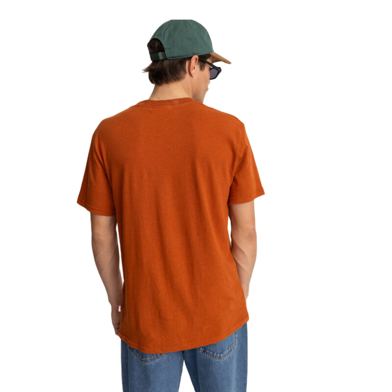 Remera Rhythm Linen Ss - Naranja Remera Rhythm Linen Ss - Naranja