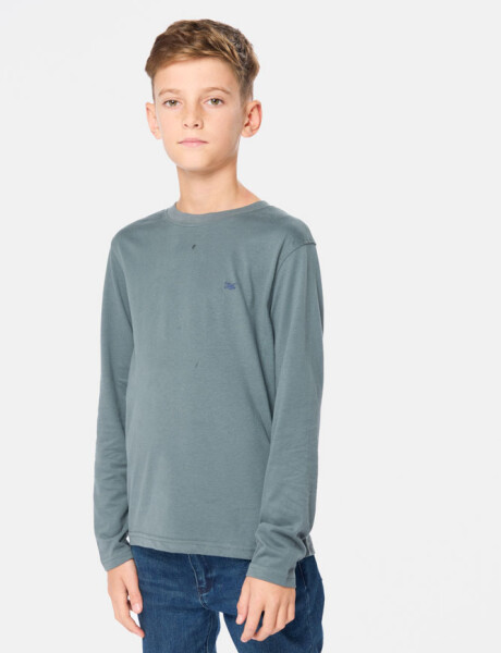 REMERA LISA Petroleo