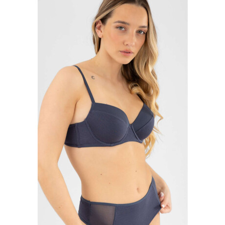 Soutien preformado b & c camelia Azul noche