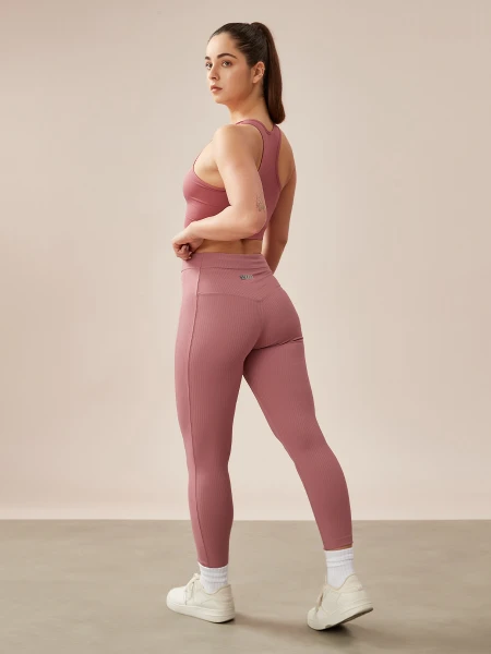 CALZA BRUNA ROSA OSCURO