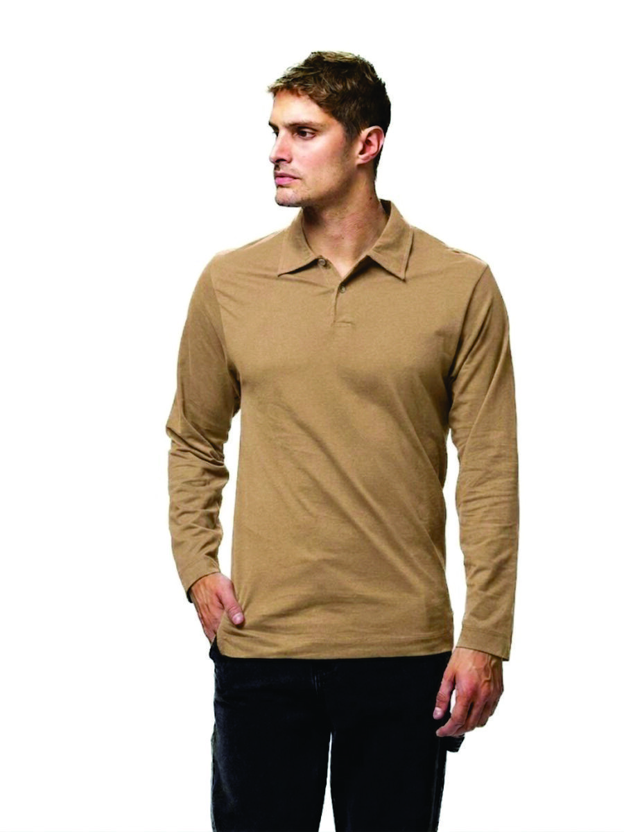 Remera Manga Larga Polo Bruselas - Tostado 