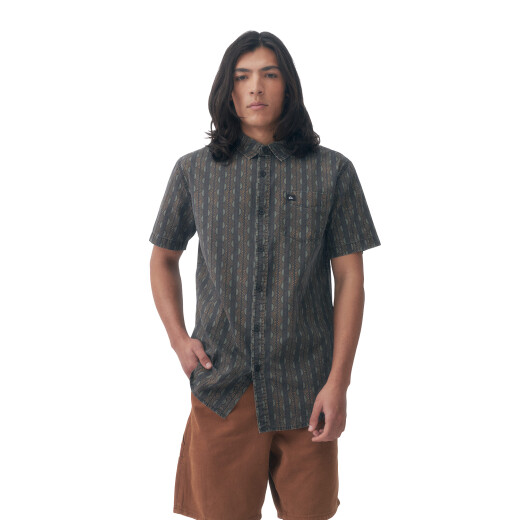 Camisa Quiksilver Alan - Gris Camisa Quiksilver Alan - Gris