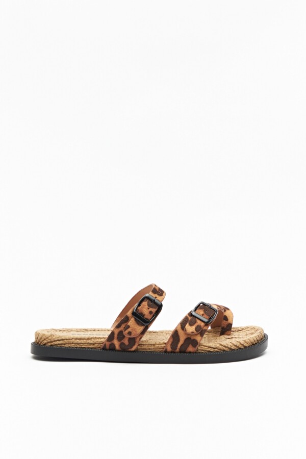 SANDALIA FOCUS TEX Animal Print