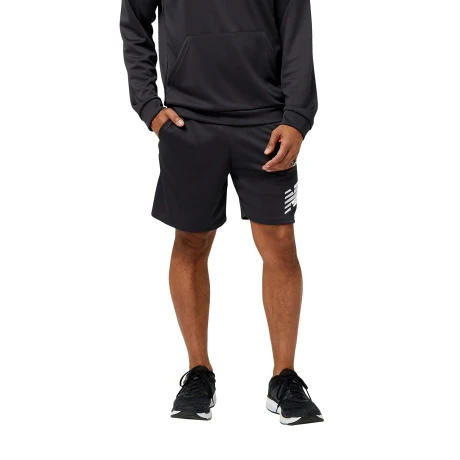 Short New Balance Hombre Tenacity Football Training Gray S/C