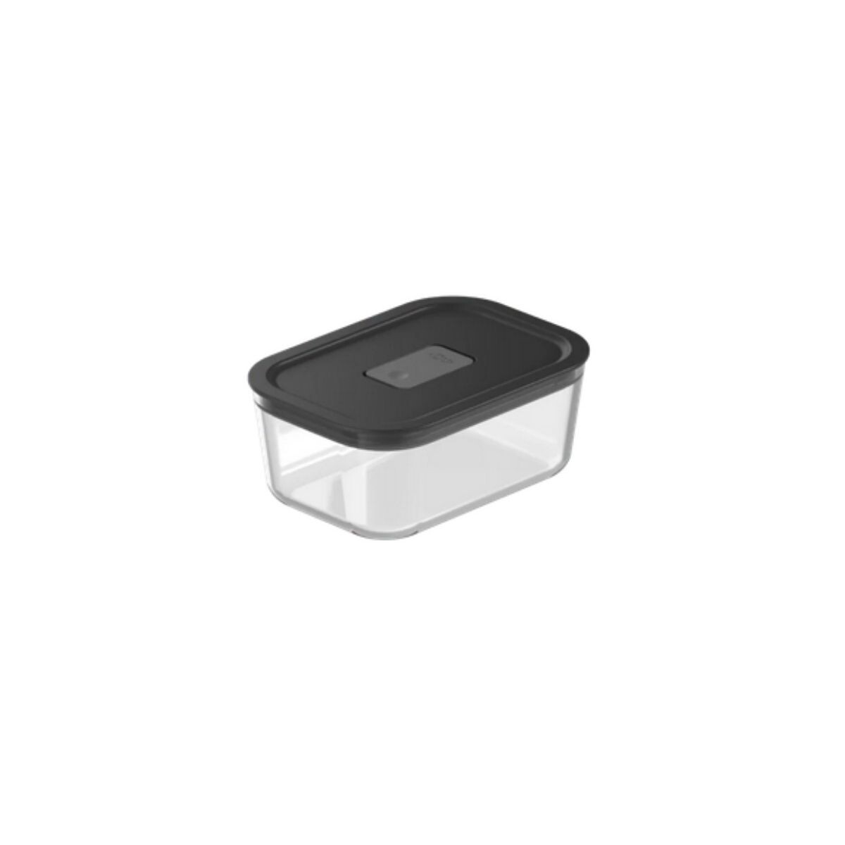 Tupper de vidrio hermético 725ML - Negro 