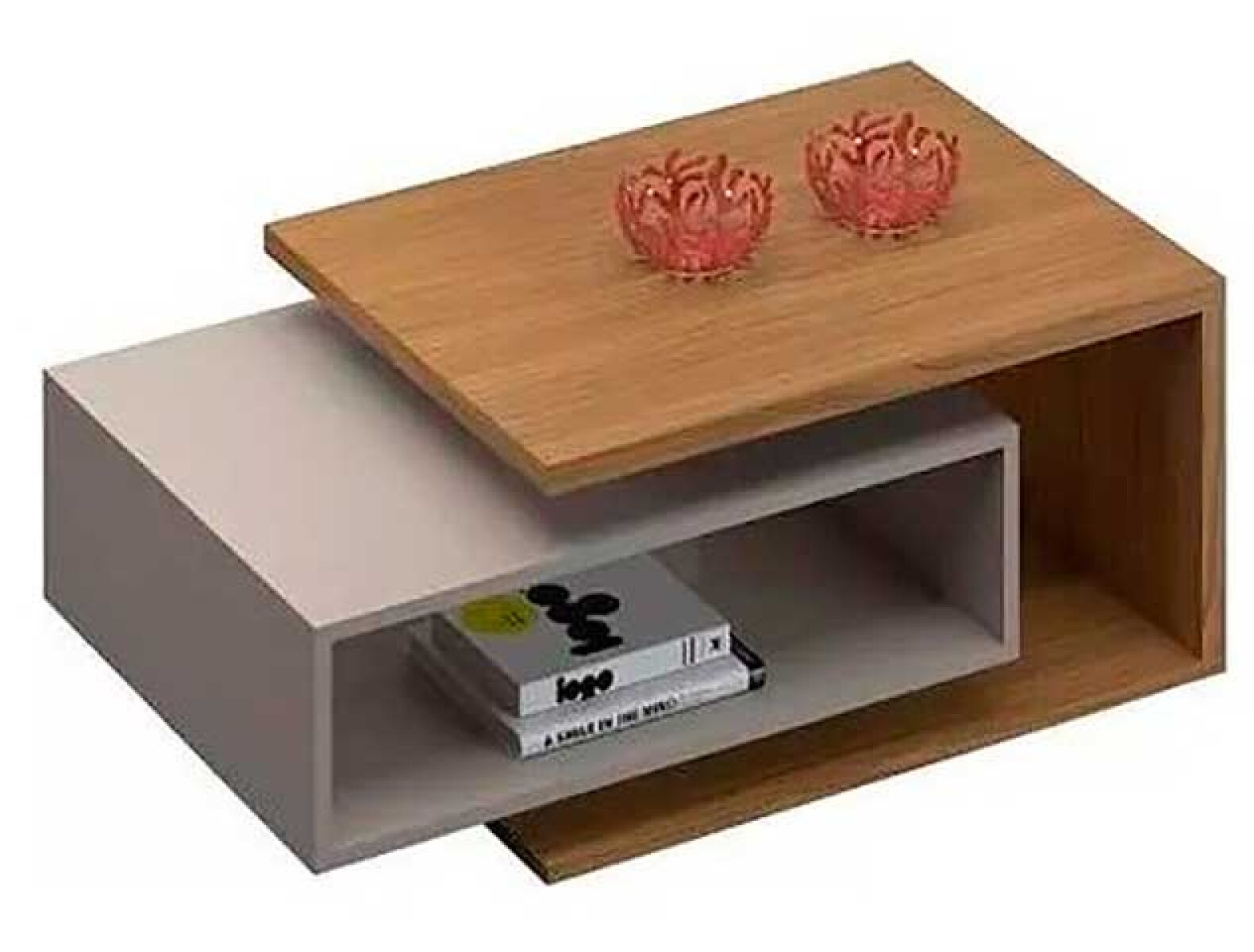MESA LIVING SSL-DIVA- Centro -Recta - Sin color 