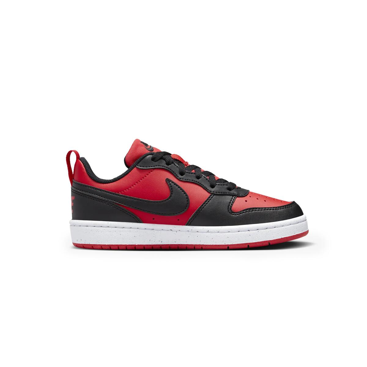 NIKE COURT BOROUGH LOW - Black & Red 