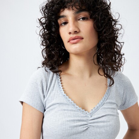 REMERA DANIRA Gris Melange