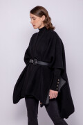 PONCHO RISSO Negro