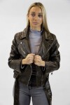 Chaqueta Cuero Marrón