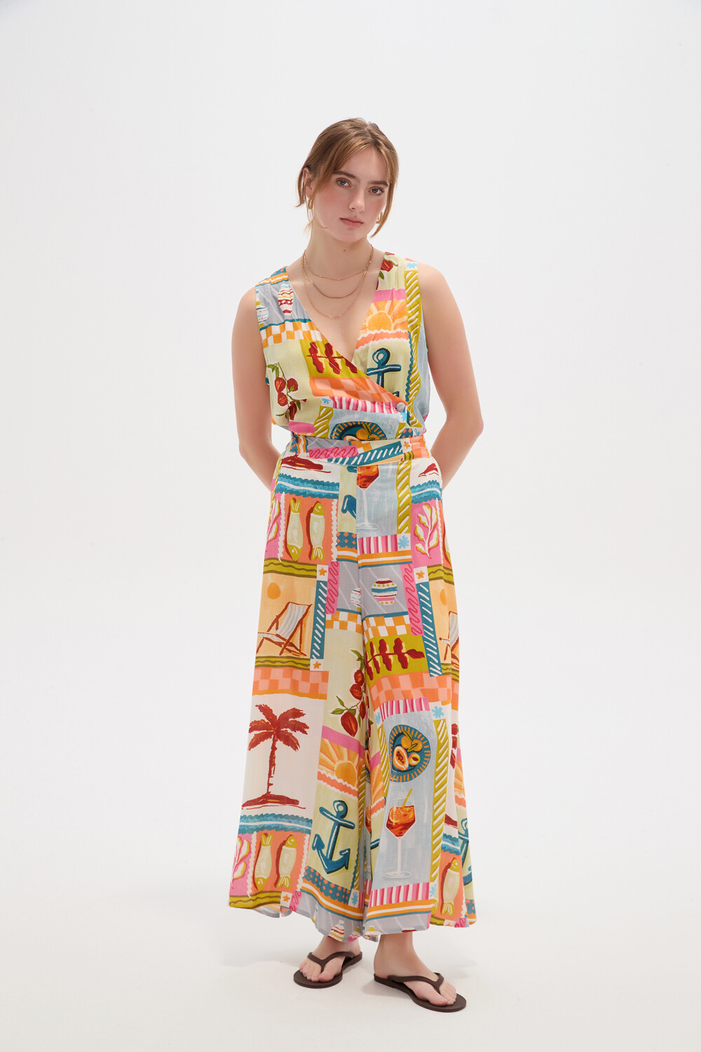 Pantalon Arvoni Estampado 1