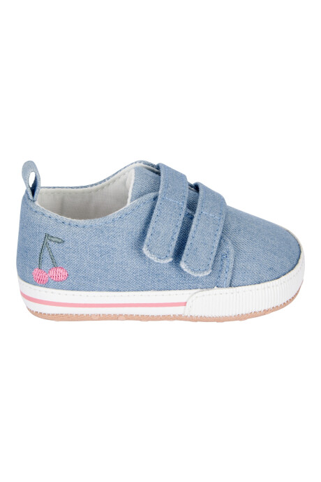 Zapato de bebé, con velcro, cerezas Sin color