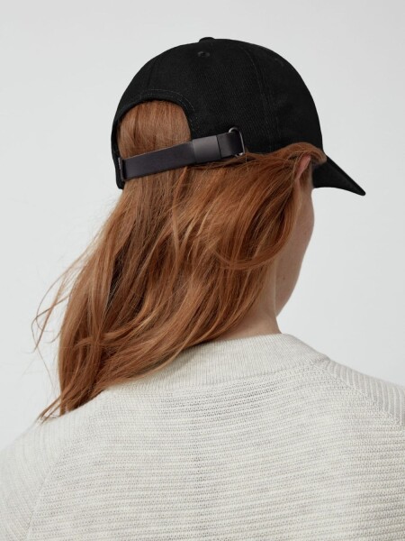 Canada Goose -Gorro ajustable con logo, Canadá Goose Negro