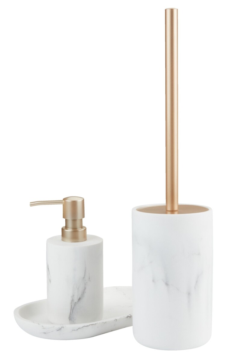 Escobilla de baño BERGHEM aspecto mármol 