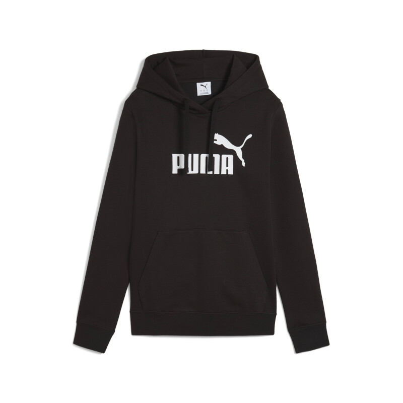 Abrigo ESS Nº1 Logo Hoodie Felpa de Mujer Negro