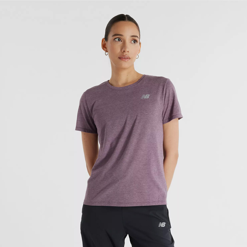 Sport Essentials Heathertech T-Shirt - Mujer Purple