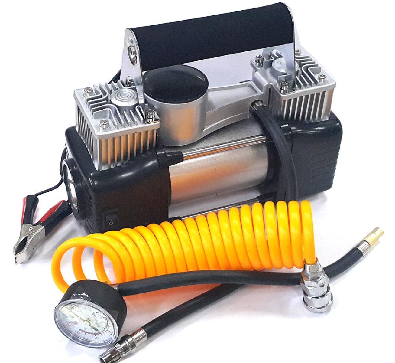 COMPRESOR DE AIRE - 12V 150PSI 45L/MIN 25.5*10.5*19.5CM C/LINT 2 PISTO WESTON 
