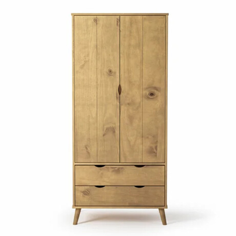 Ropero 2 puertas - Madera maciza MADERA