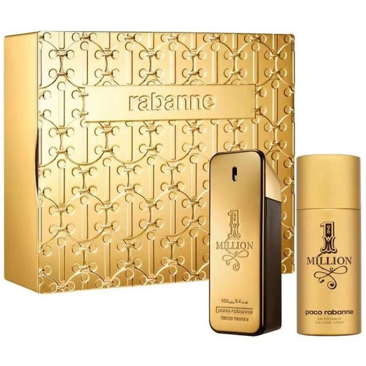 Set Perfume Paco Rabanne 1 Million 100ml + Desodorante 