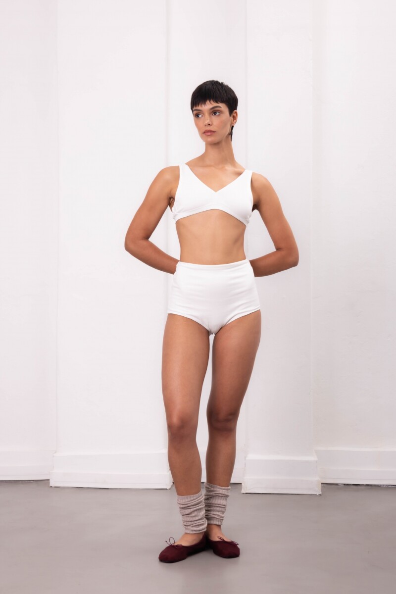 Culotte Lana Algodón – Doble tela y diseño sin elásticos Crema