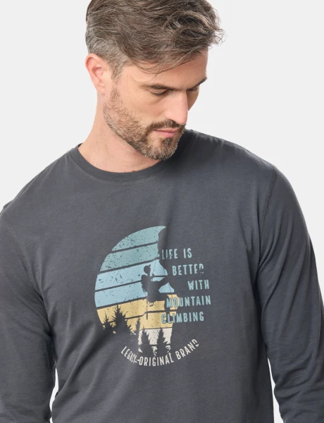 REMERA ESTAMPADA Gris
